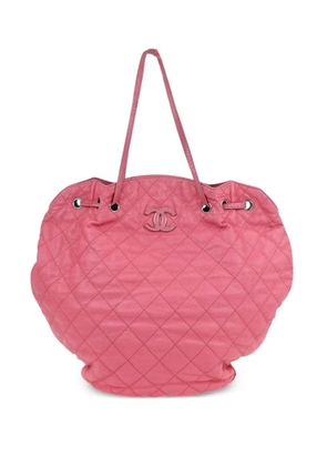 CHANEL Pre-Owned 2013-2014 quilted tote bag - Pink