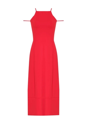 Gloria Coelho cut-out midi dress - Red