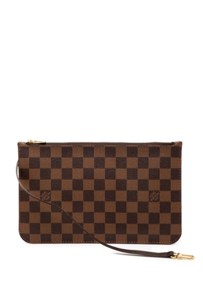 Louis Vuitton Pre-Owned 2015 Damier Ebene Neverfull MM pouch - Brown