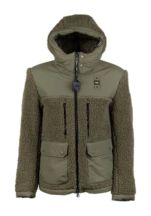 Blauer Wilcock hooded panelled jacket - Green