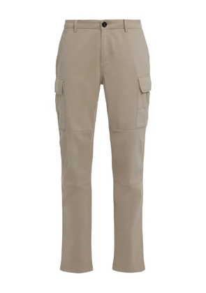 Moorer logo-patch cargo pants - Neutrals