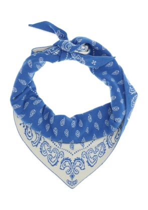 Guest In Residence The Wild Rag paisley jacquard scarf - Blue