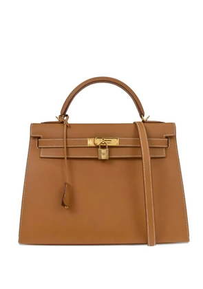 Hermès Pre-Owned 2000 32 Kelly Sellier leather tote bag - Brown