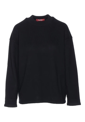 Max Mara Pisano ribbed hem sweater - Black