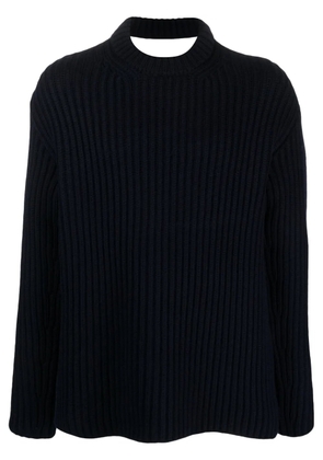 Botter cut-out detail merino jumper - Blue
