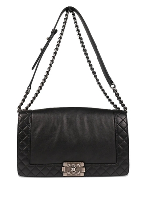 CHANEL Pre-Owned 2013-2014 quilted shoulder bag - Black