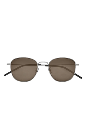 Saint Laurent round-frame sunglasses - Silver