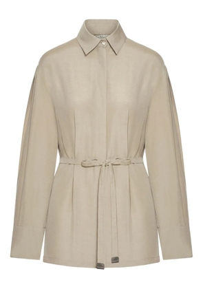Max Mara belted utility shirt - Neutrals