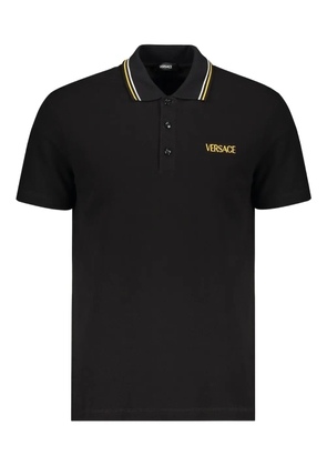 Versace cotton polo shirt - Black