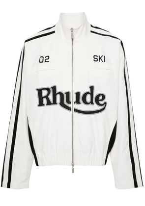RHUDE logo-print jacket - White
