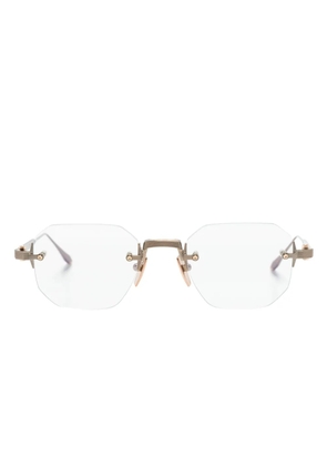 Akoni Juno-One square-frame glasses - Gold
