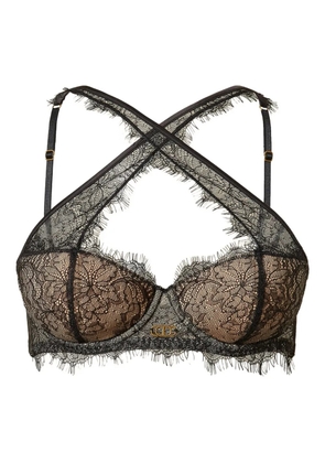 TWINSET lace-detailing bra - Black