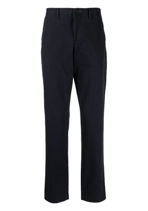 PS Paul Smith zebra-embroidered straight-leg trousers - Blue