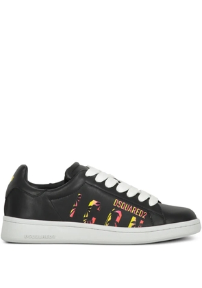DSQUARED2 Icon-print sneakers - Black