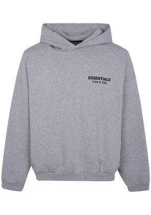 FEAR OF GOD ESSENTIALS raised-logo hoodie - Grey