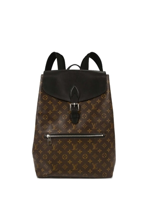 Louis Vuitton Pre-Owned 2012 Palk monogram-pattern backpack - Brown