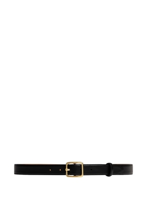 FURSAC square-buckle leather belt - Black
