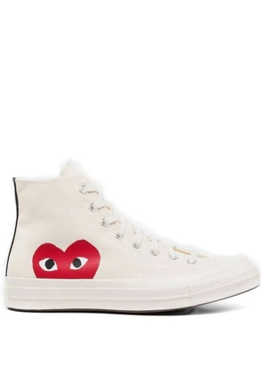 Comme des Garçons Homme x Converse Chuck 70 heart-motif high-top sneakers - White