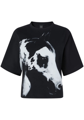 PINKO horse-print T-shirt - Black