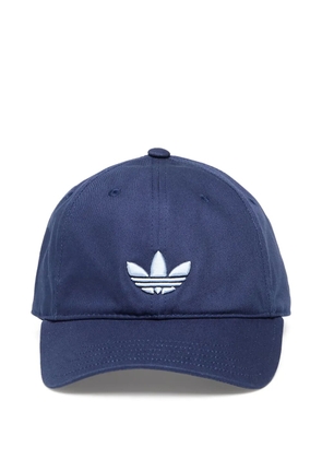 adidas log-detail baseball cap - Blue
