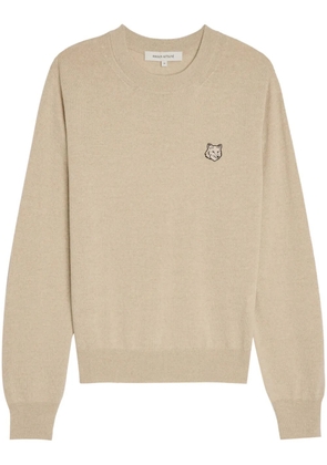 Maison Kitsuné Wool Regular Jumper - Neutrals