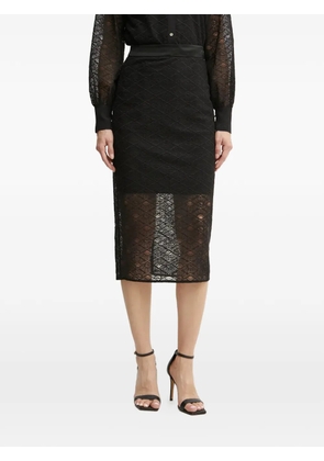 Karl Lagerfeld lace skirt - Black