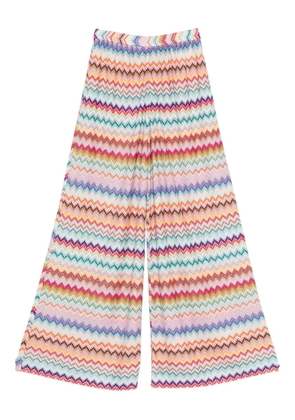 Missoni zigzag palazzo pants - Neutrals