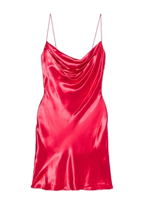 Balmain cowl-neck dress - Pink