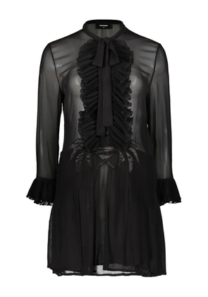 DSQUARED2 ruffle-detail mini dress - Black