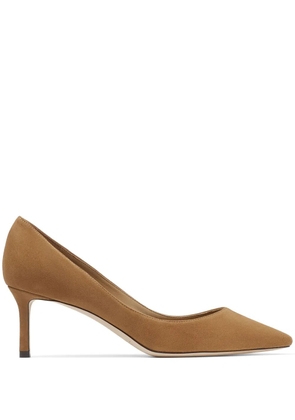 Jimmy Choo 60mm Romy suede pumps - Brown