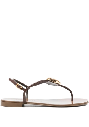 Giuseppe Zanotti leather sandals - Brown