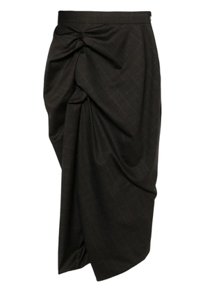 Vivienne Westwood Side Panther skirt - Brown
