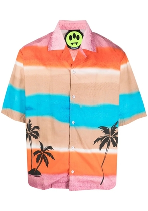 BARROW palm tree-print shirt - Pink