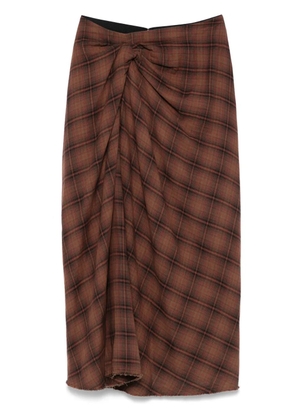MARANT ÉTOILE Nicole midi skirt - Brown