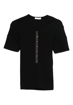 LEMAIRE short-sleeve T-shirt - Black
