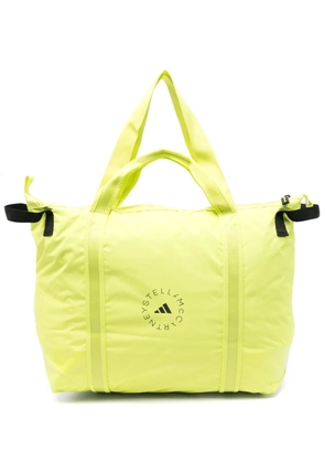 adidas by Stella McCartney logo-print gym bag - Green