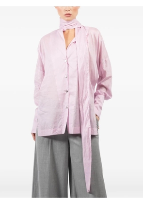 THELATEST Cecilia bow-detail buttoned shirt - Pink