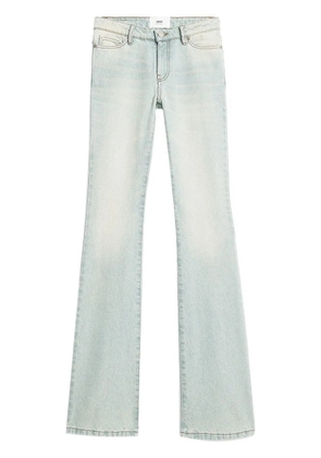 AMI Paris low-rise bootcut jeans - Blue