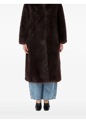 Sword faux-fur coat - Brown