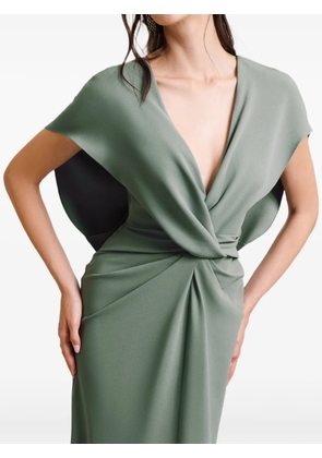 Gemy Maalouf draped maxi dress - Green