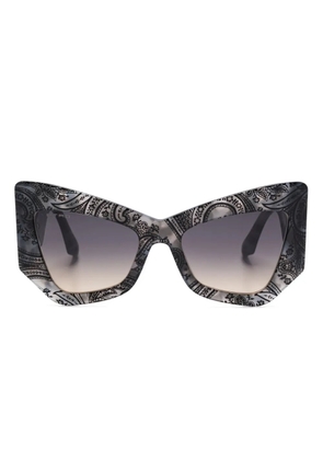ETRO paisley-print sunglasses - Grey