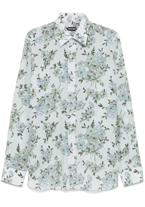 TOM FORD silk shirt - Blue