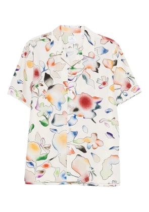 PS Paul Smith floral short-sleeve shirt - Neutrals