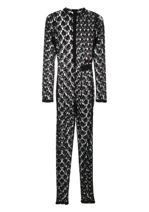 Heron Preston lace-detail jumpsuit - Black