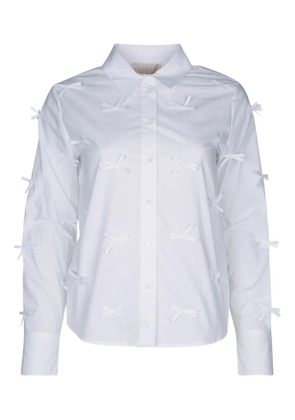 I BLUES bow-detail shirt - White