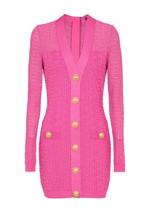 Balmain PB Labyrinthe mini dress - Pink