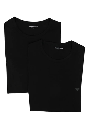 Emporio Armani logo-printed T-shirt (set of two) - Black