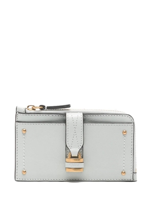 Chloé buckle leather wallet - Blue