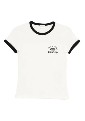 Closed contrasting-trim T-shirt - Neutrals