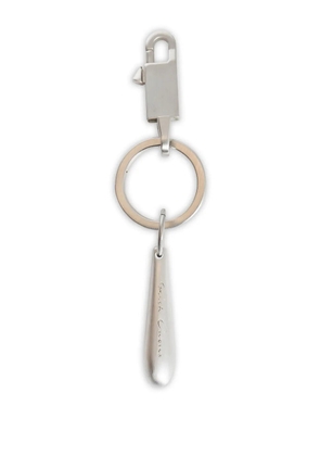 Rick Owens teardrop keyring - Silver